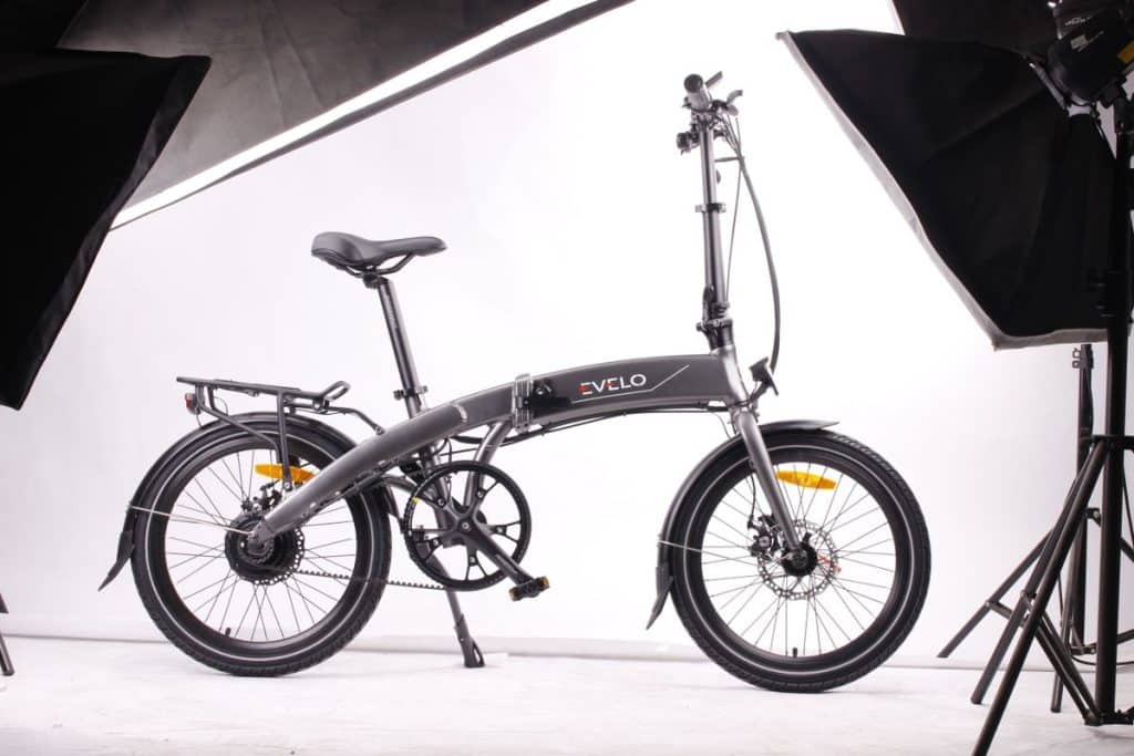 bicicleta electrica plegable moderna urbana Bicicleta eléctrica plegable moderna urbana