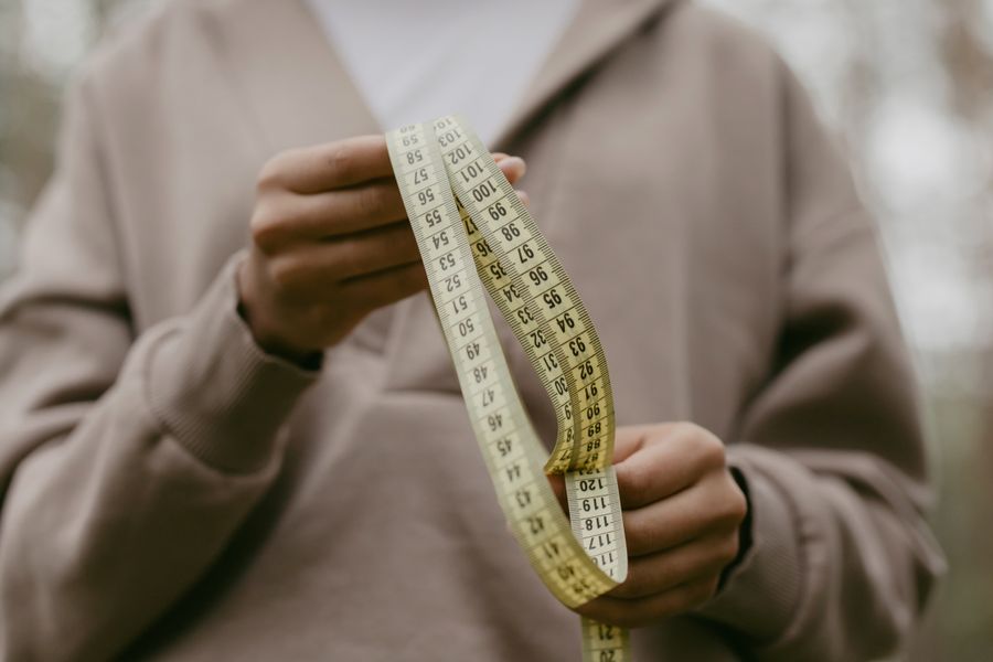 Cinta métrica para talla ideal