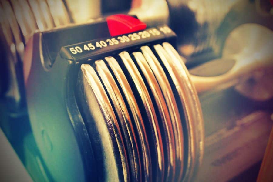Mancuernas ajustables para fitness