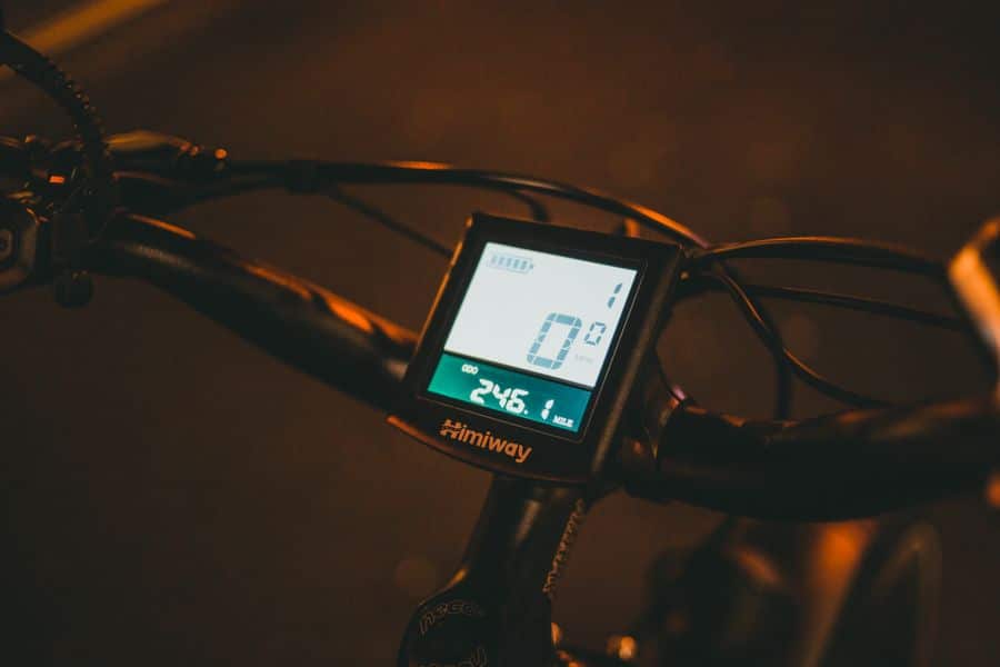Display digital bicicleta eléctrica sistema pedaleo asistido